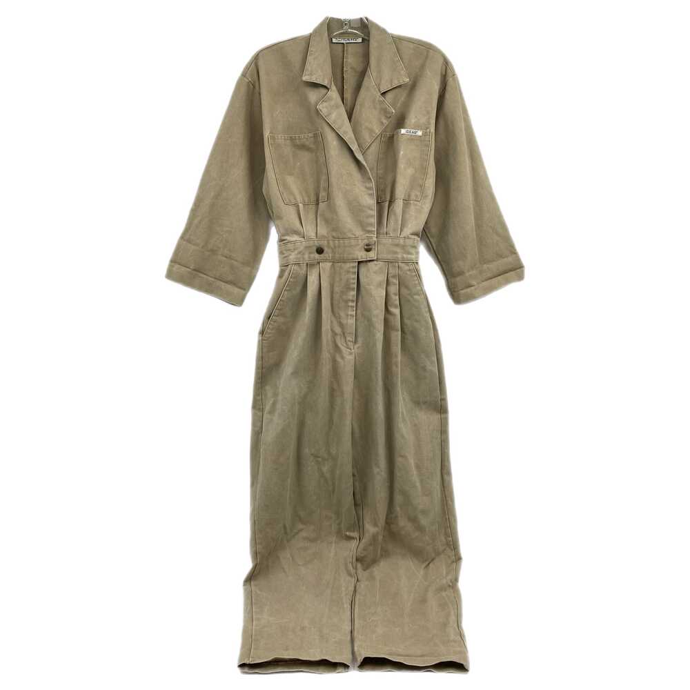 IDEAS Beige Straight Leg Pants High Rise 28.5in Inseam | Womens 10